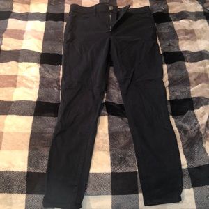 Black American eagle stretch jeans
